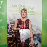 Lisette Arel awarded the Grand prix Leader en santé et sécurité du travail by the CSST