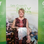 Lisette Arel récipiendaire du Grand prix Leader en santé et sécurité du travail de la CSST