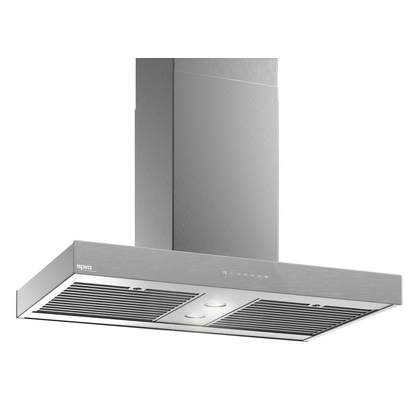 Venmar - Range Hoods - Glass IS700 Front Brushed Gray - Front with control Glass IS700 Front Brushed Gray - Front with control - 36 in.