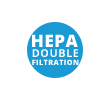 HEPA Double Filtration